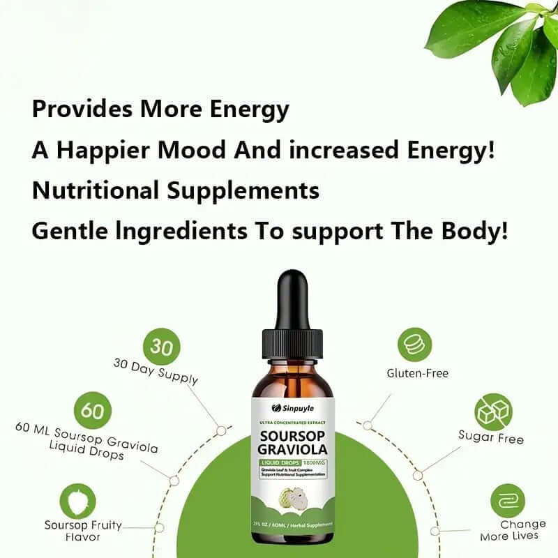 Soursop Graviola Drops for Immune Support