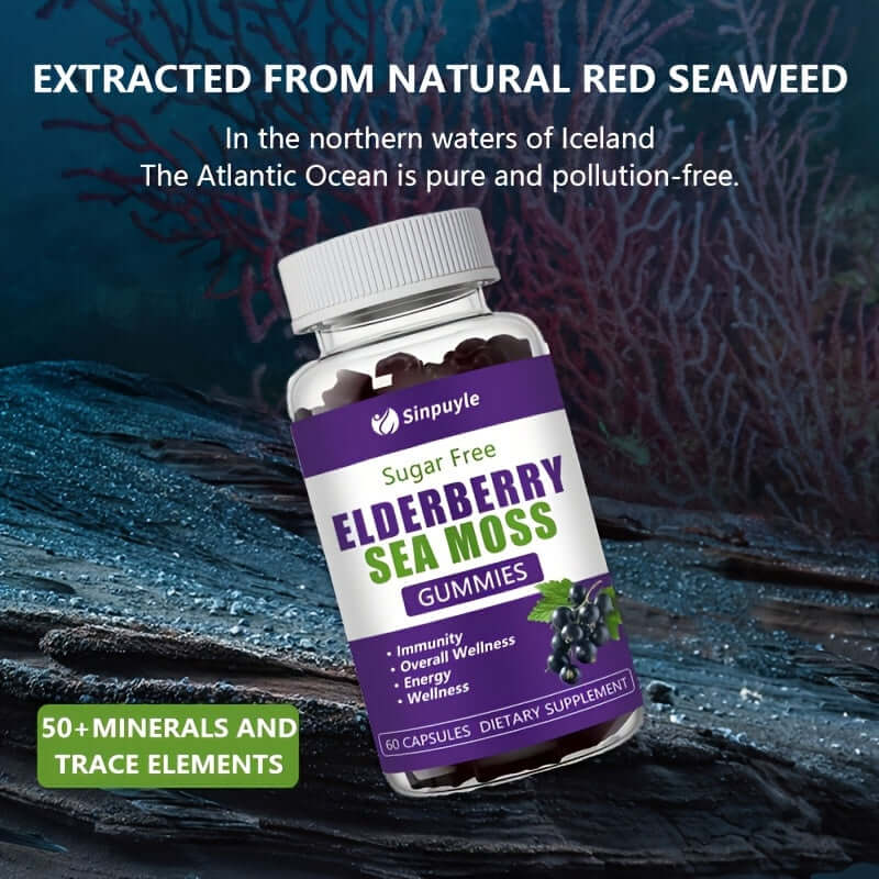 Elderberry Sea Moss Gummies for Immune Support