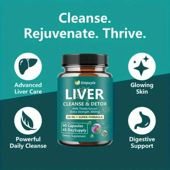 Liver Support Supplement with Milk Thistle Detox Formula